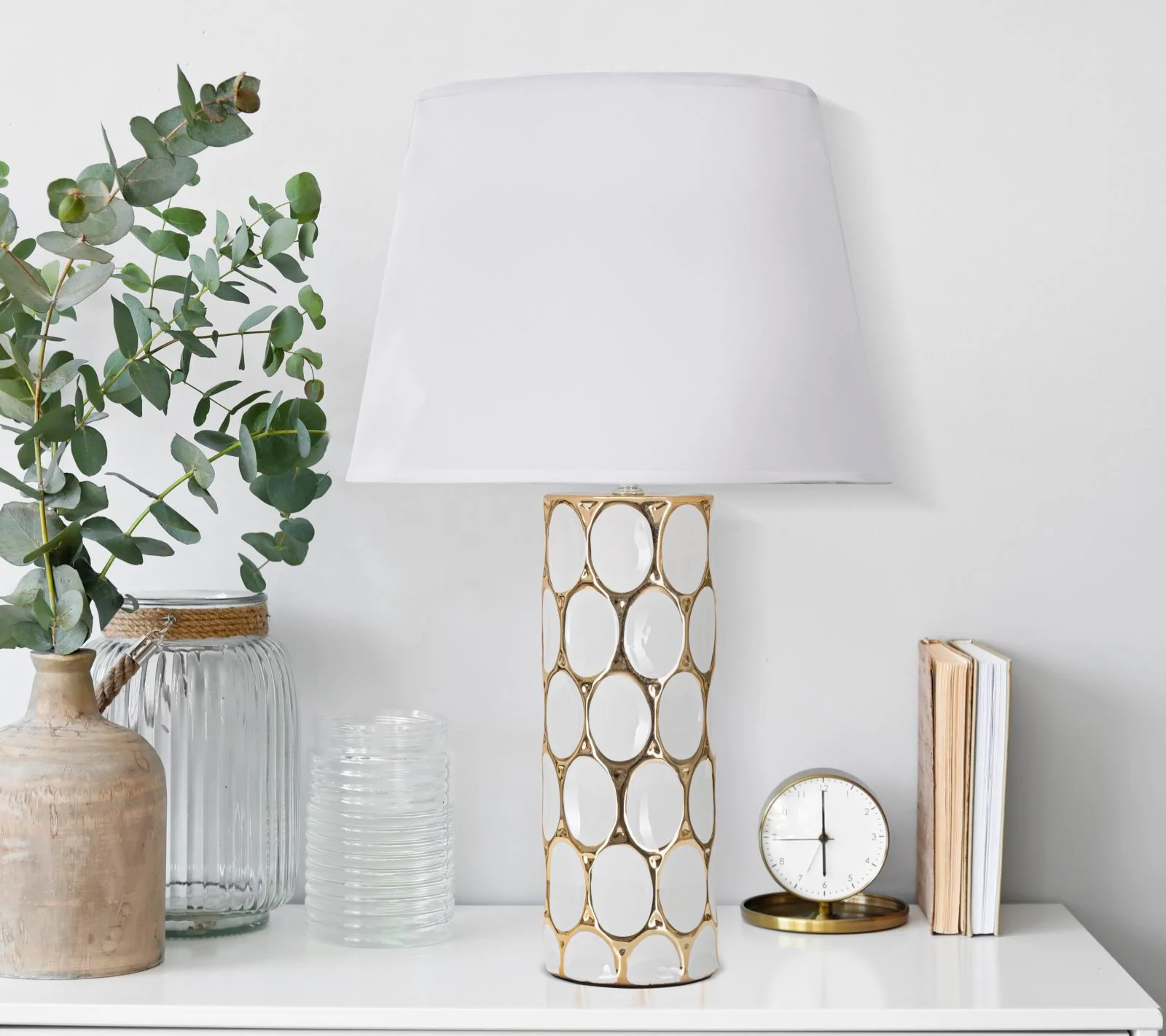Lampada da Tavolo Elegante Glam Carv ø 34,5x56 cm - Image 5