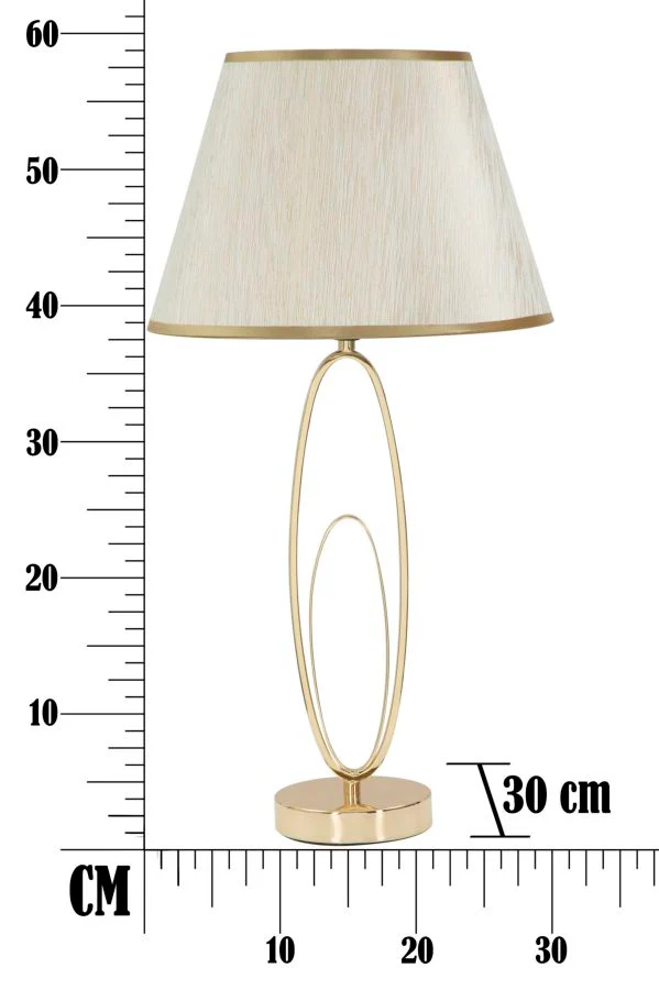 Lampada da tavolo elegante Glam Flush cm ø 30x58 - Image 7