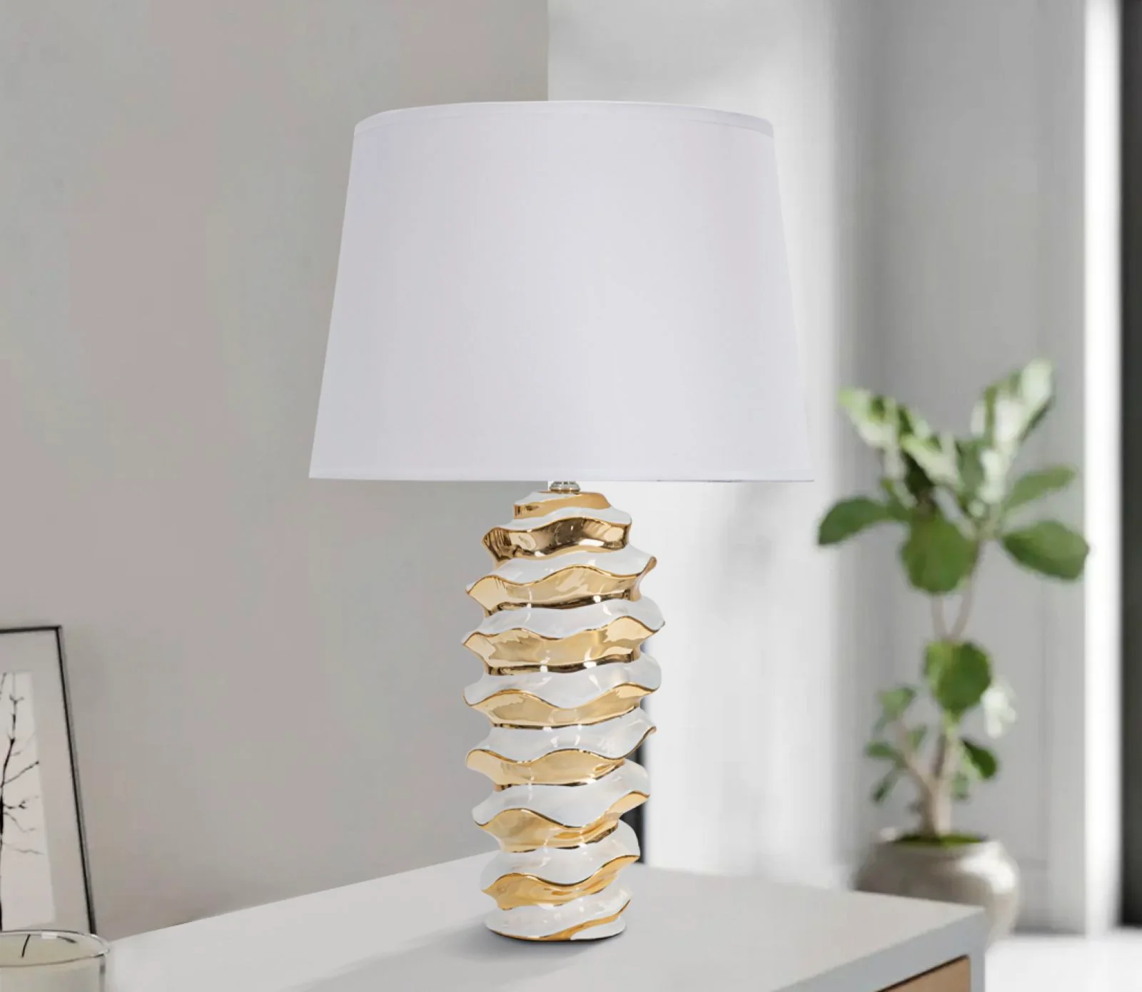 Lampada da Tavolo Elegante Glam Space cm ø 33x53 - Image 5