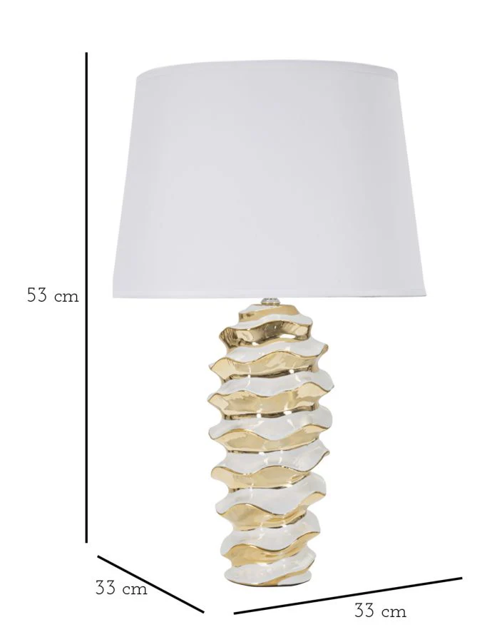 Lampada da Tavolo Elegante Glam Space cm ø 33x53 - Image 6