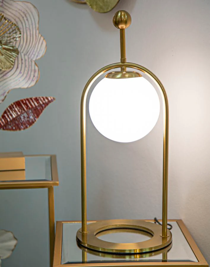 Lampada da Tavolo Glamy Arc - Design Elegante e Moderno ø 21x50 cm - Image 6