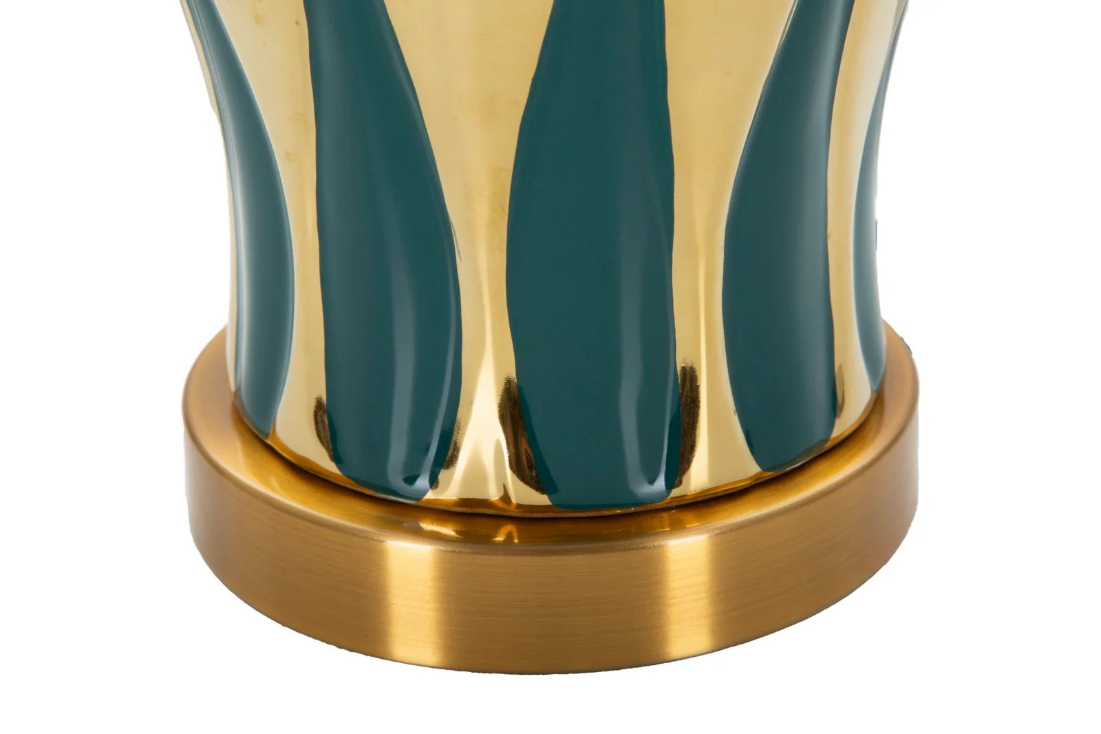 Lampada da Tavolo Elegante Blu e Oro ø 30x53 cm - Image 3