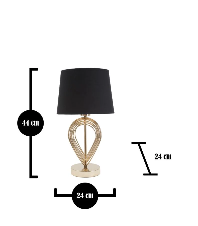 Lampada da Tavolo Elegante Maxt cm ø 24x44 - Image 6