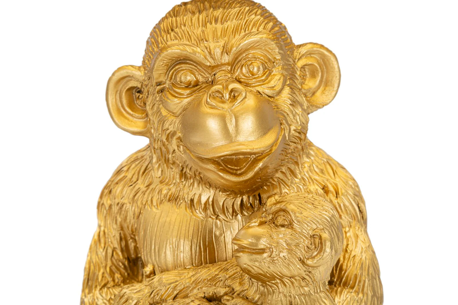 Lampada da tavolo Monkey Mum con design creativo e paralume in tessuto nero cm ø 30x49 - Image 3
