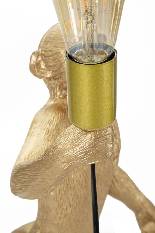 Lampada da Tavolo Scimmia Dorata Ø 26x34x55 cm - Image 5