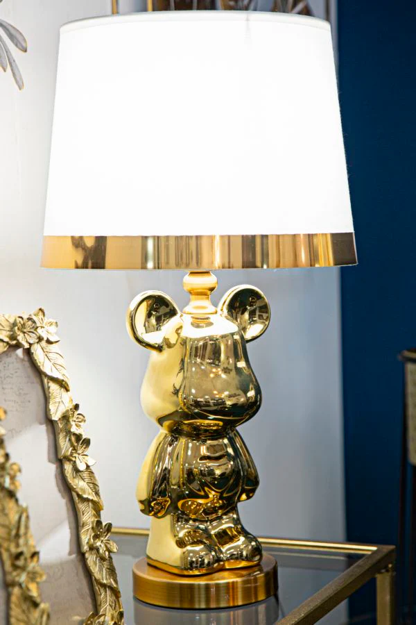 Lampada da tavolo Orsetto dorato cm ø 30x54 - Image 6
