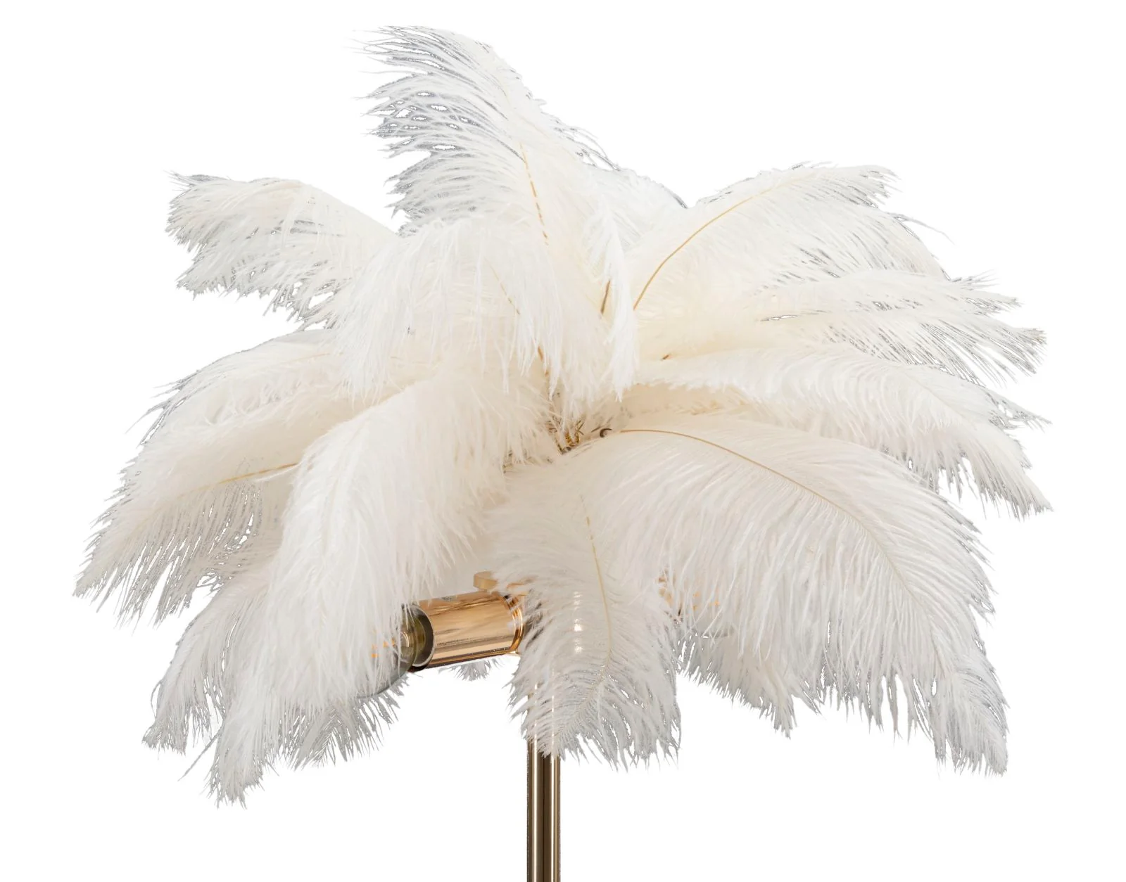 Lampada da Tavolo Elegante Palm Bianca 40 cm Ø x 55 cm - Image 2