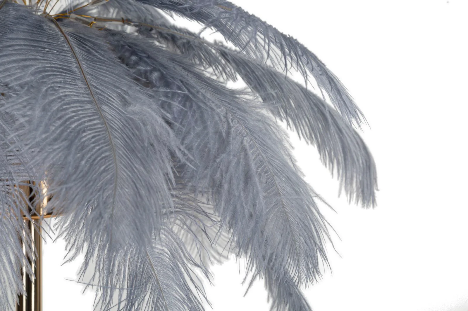 Lampada da Tavolo Elegante Palm Grigia 55x60 cm - Image 2