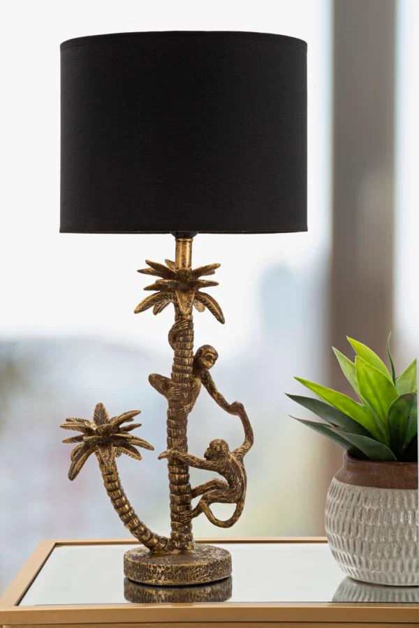 Lampada da Tavolo Palma Elegante con Base a Forma di Palma - Image 5