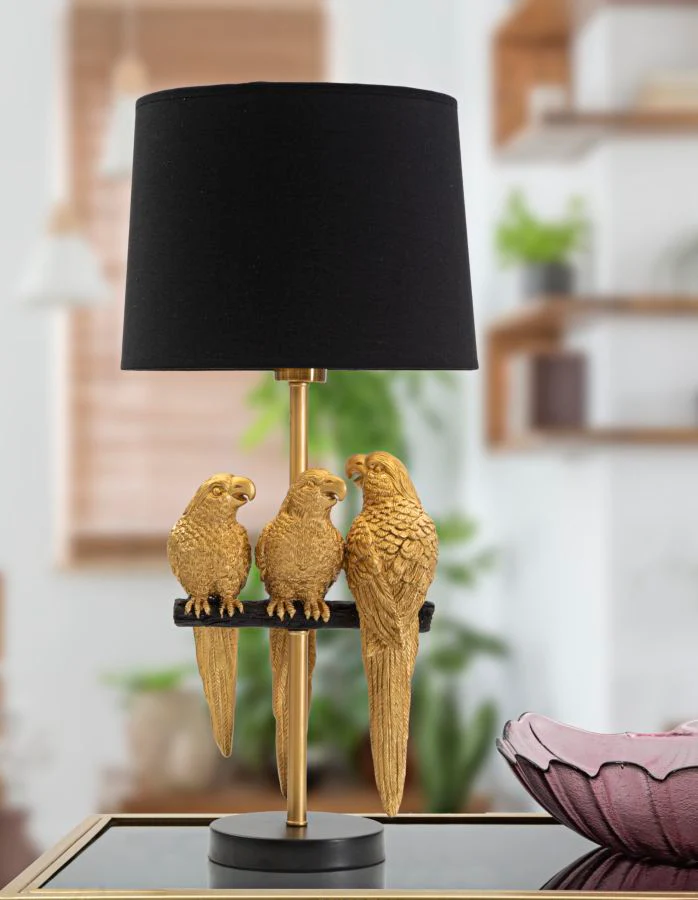Lampada da Tavolo Decorativa con Pappagalli Ø 30x62,5 cm - Image 5