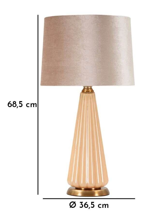 Lampada Da Tavolo Perly -A- Ø 36,5X68,5 Design Elegante - Image 7