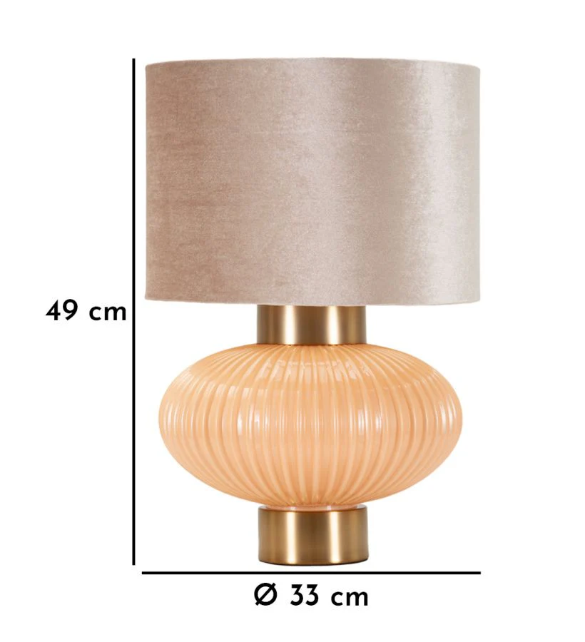 Lampada Da Tavolo Perly -B- Cm Ø 33X49 Elegante Design - Image 7