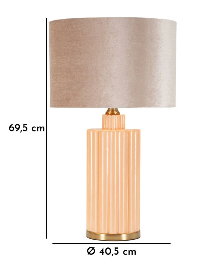 Lampada Da Tavolo Perly -D- CM Ø 40,5X69,5 Elegante Design - Image 14