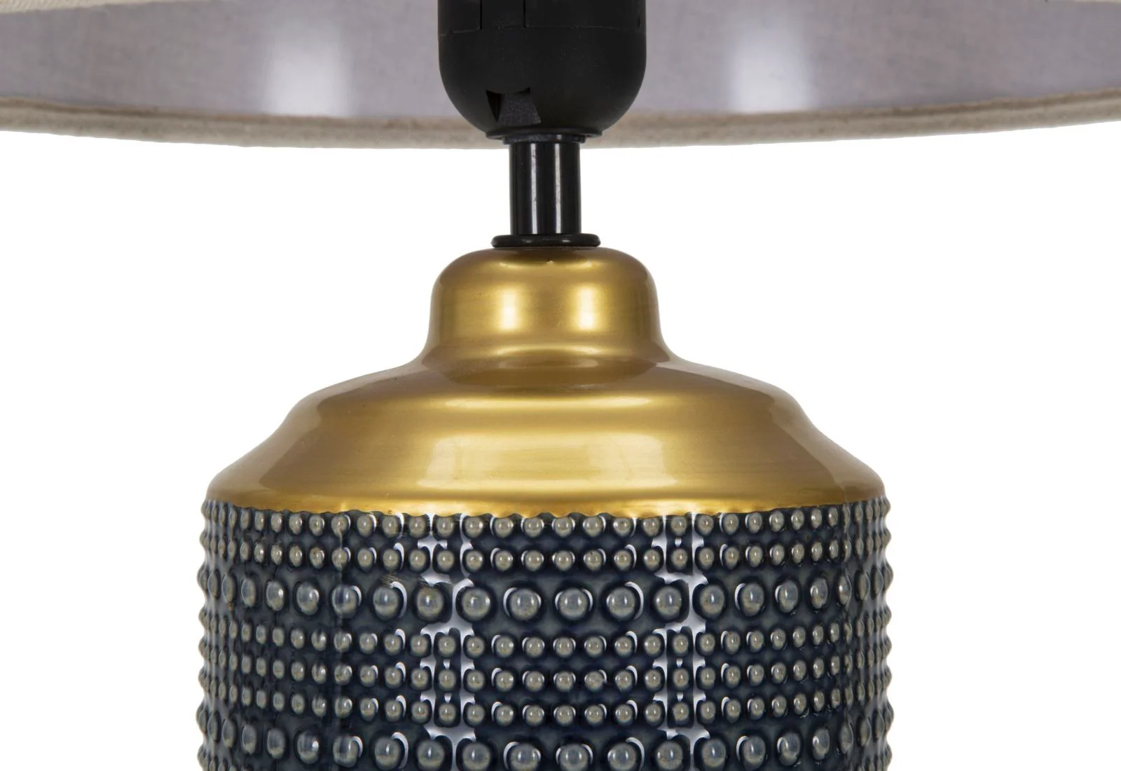 Lampada da Tavolo Elegante Point Dark in Ceramica Ø 28x47 cm - Image 2