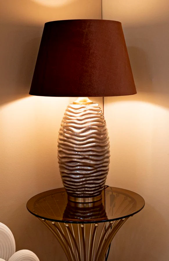 Lampada Da Tavolo Praga -B- Cm Ø 45,5X79 Elegante Design - Image 13
