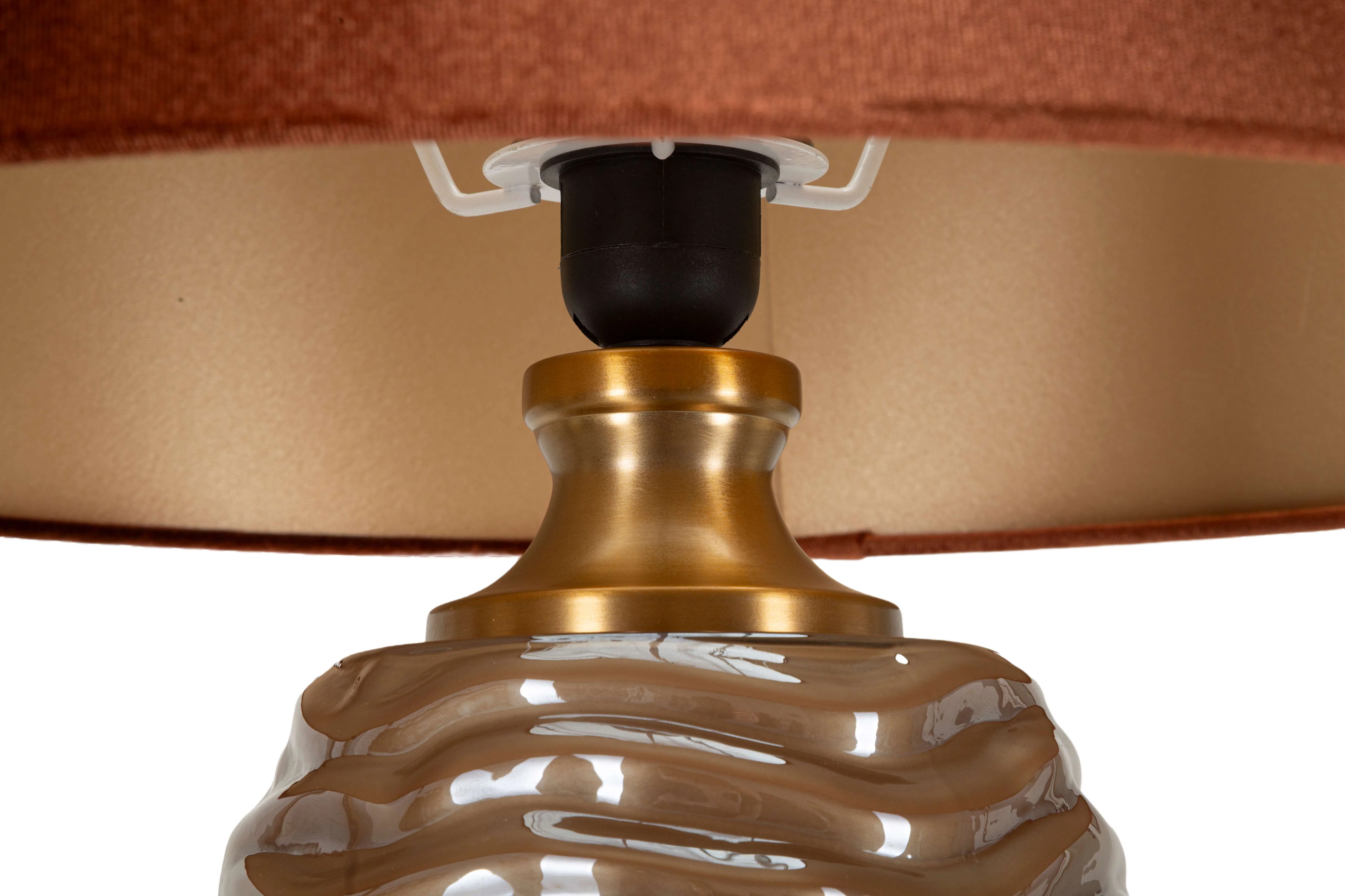 Lampada Da Tavolo Praga -B- Cm Ø 45,5X79 Elegante Design - Image 5