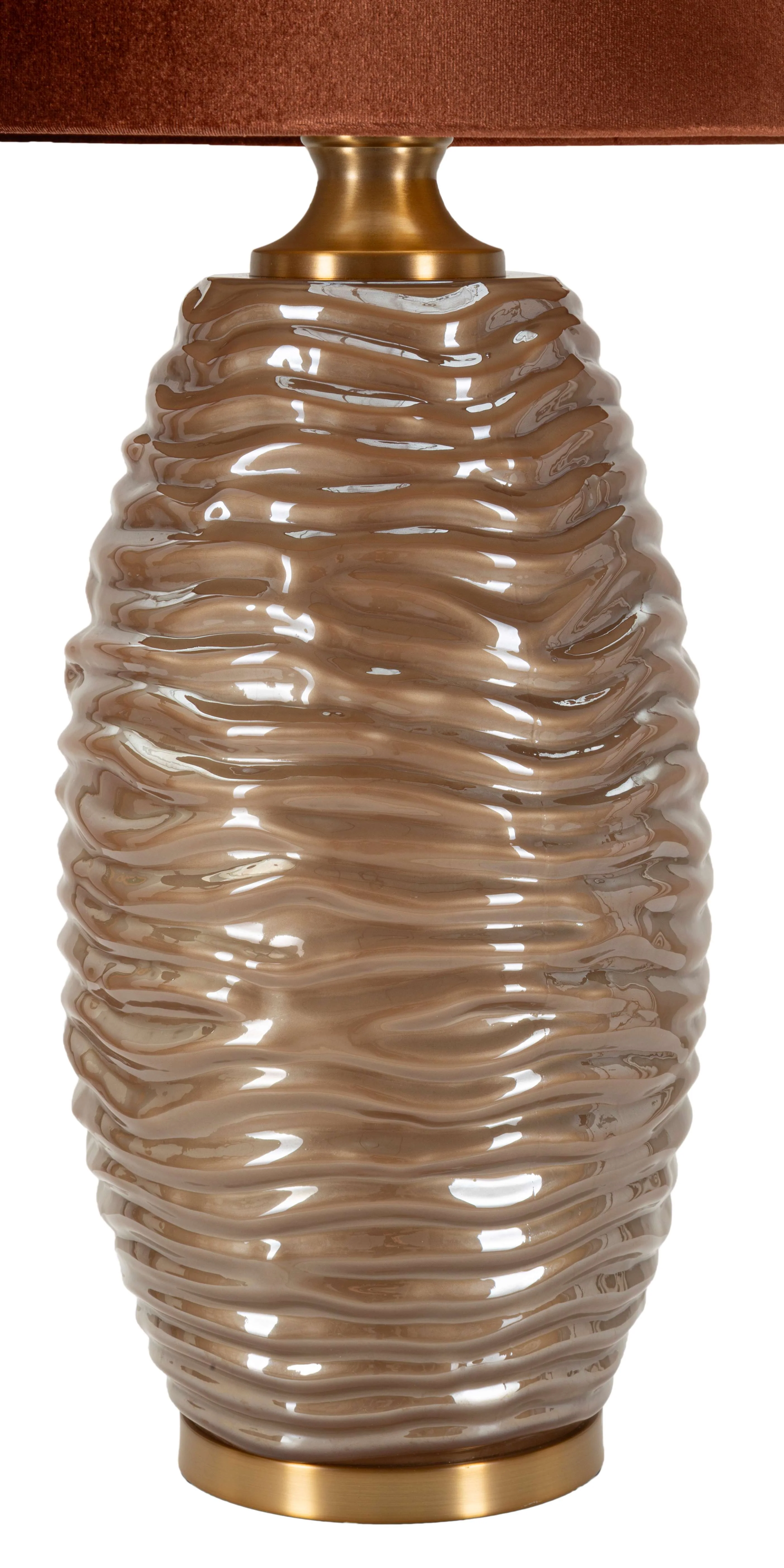 Lampada Da Tavolo Praga -B- Cm Ø 45,5X79 Elegante Design - Image 6