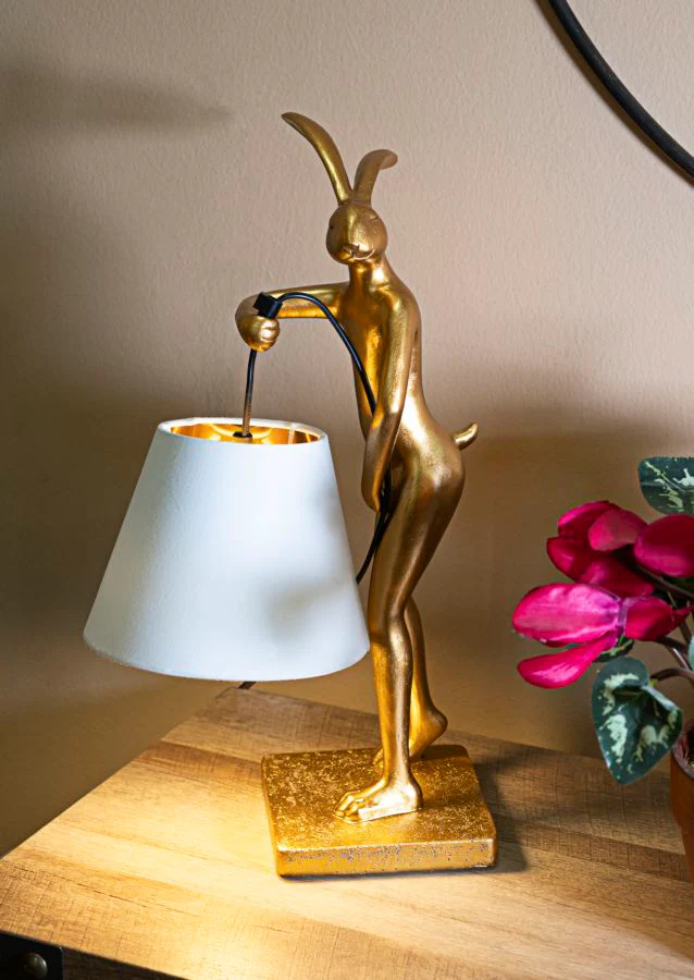 Lampada da Tavolo Coniglio Design Unico cm 26x16x47 - Image 6
