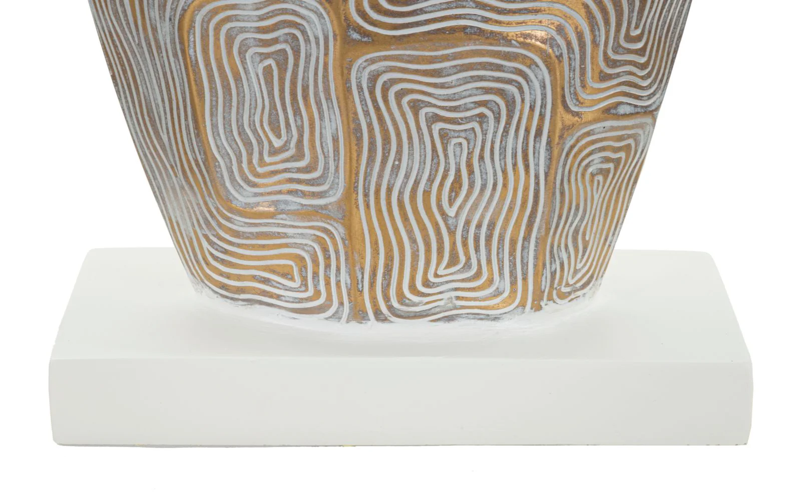 Lampada da tavolo Eclips Tower in resina, design elegante 38x90 cm - Image 3