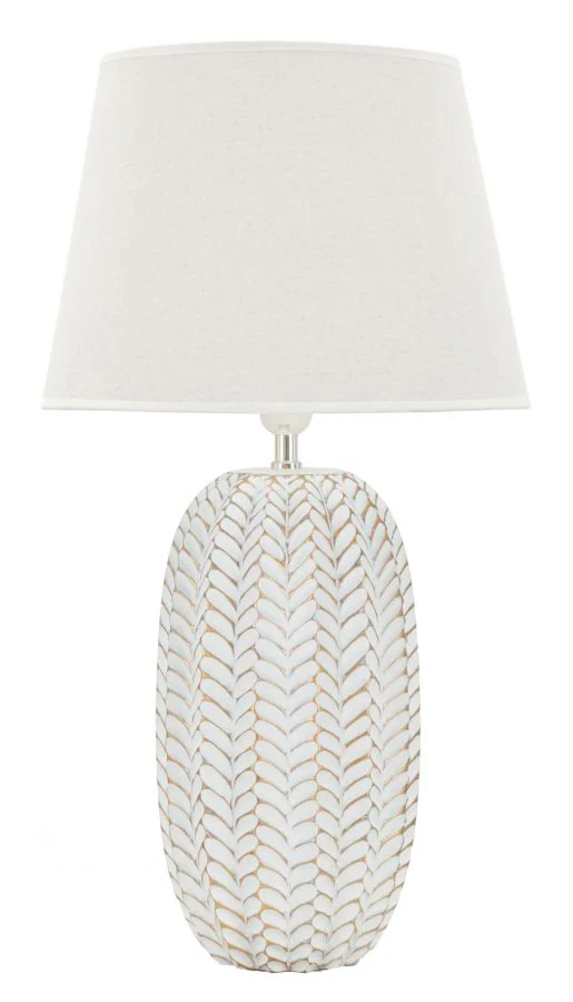 Lampada da Tavolo Elegante in Resina Leaf ø 35x65 cm