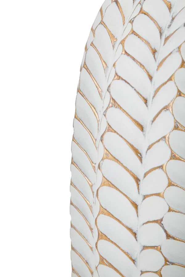 Lampada da Tavolo Elegante in Resina Leaf ø 35x65 cm - Image 4
