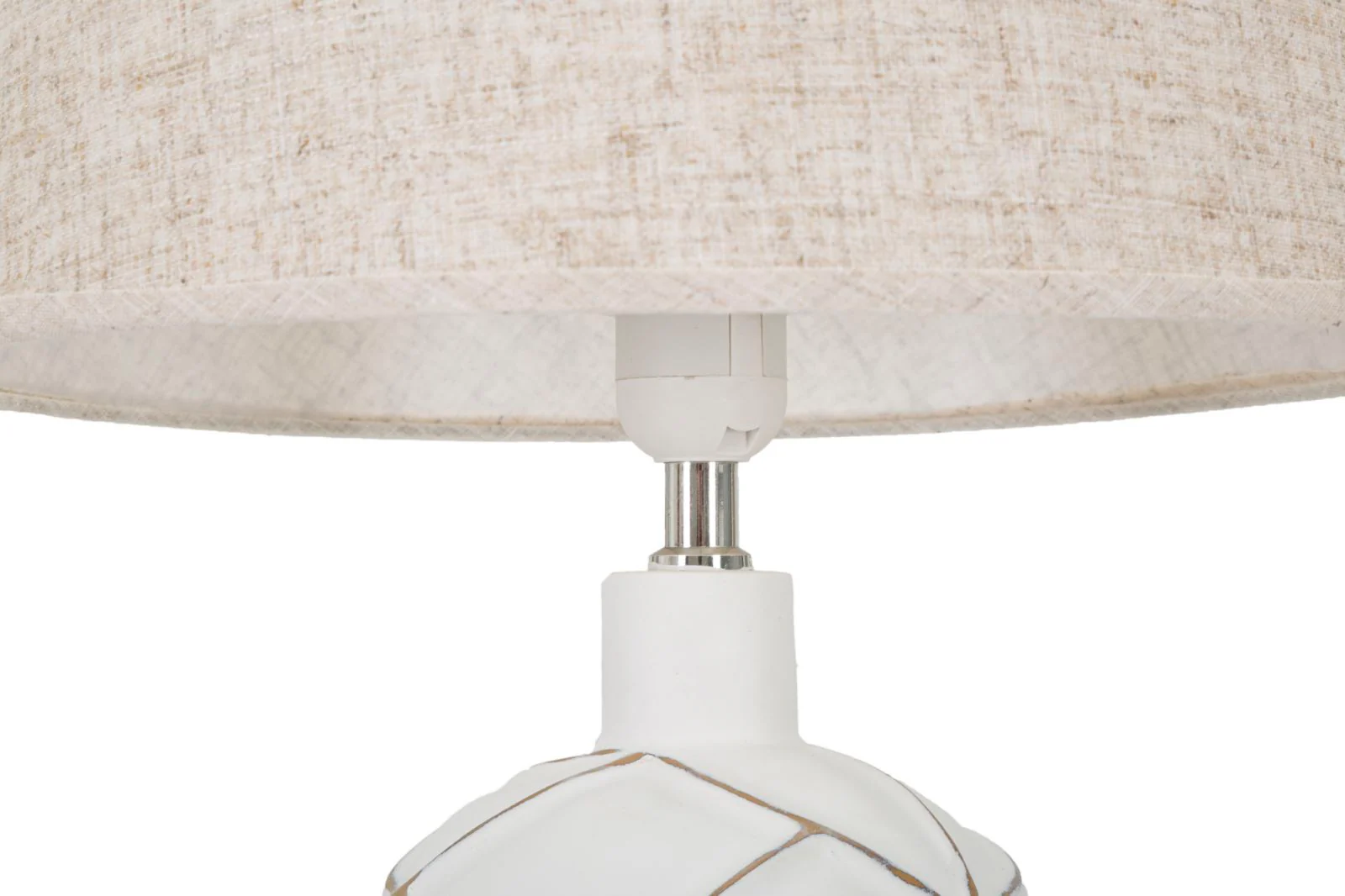 Lampada da tavolo in resina Lines elegante cm ø 35x60 - Image 2