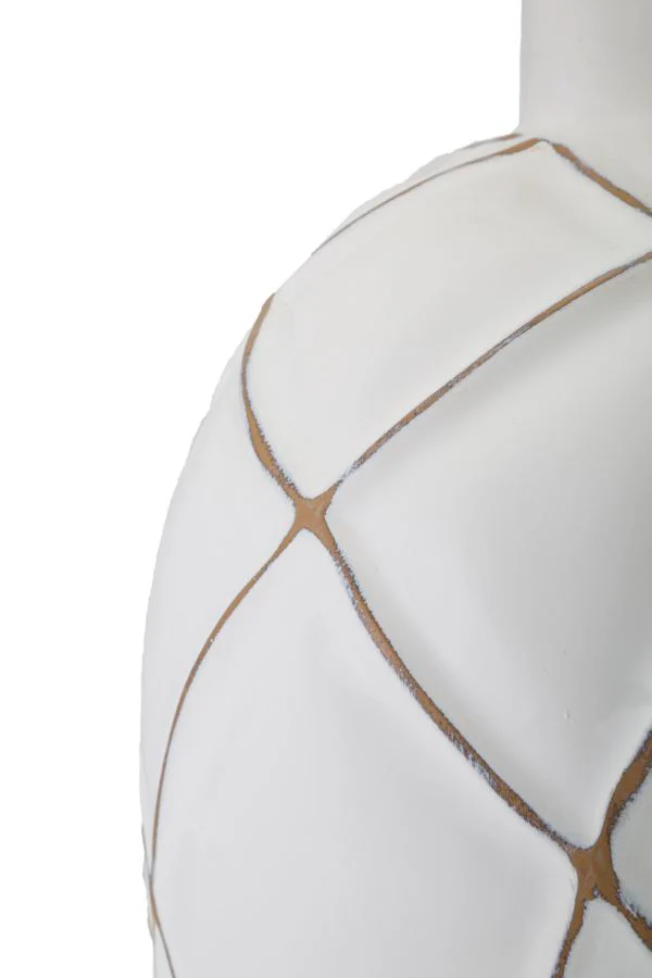 Lampada da tavolo in resina Lines elegante cm ø 35x60 - Image 3