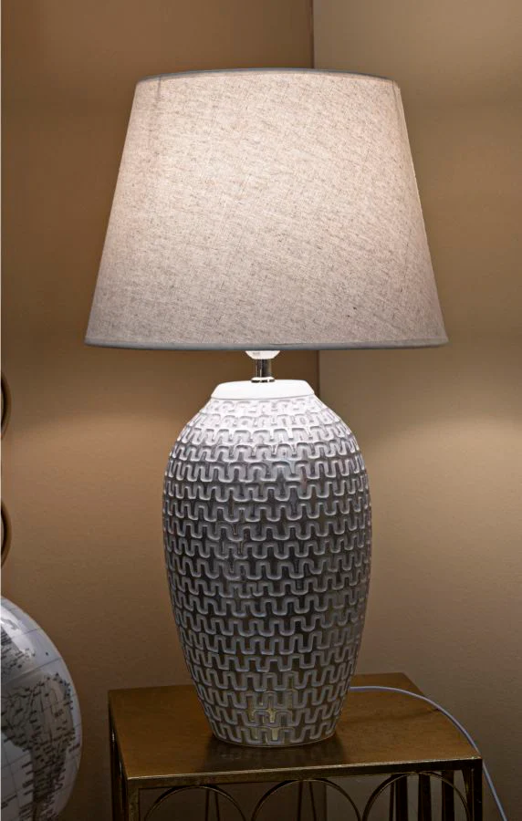 Lampada da Tavolo Wave in Resina Ø 35 cm - Altezza 65 cm - Image 5