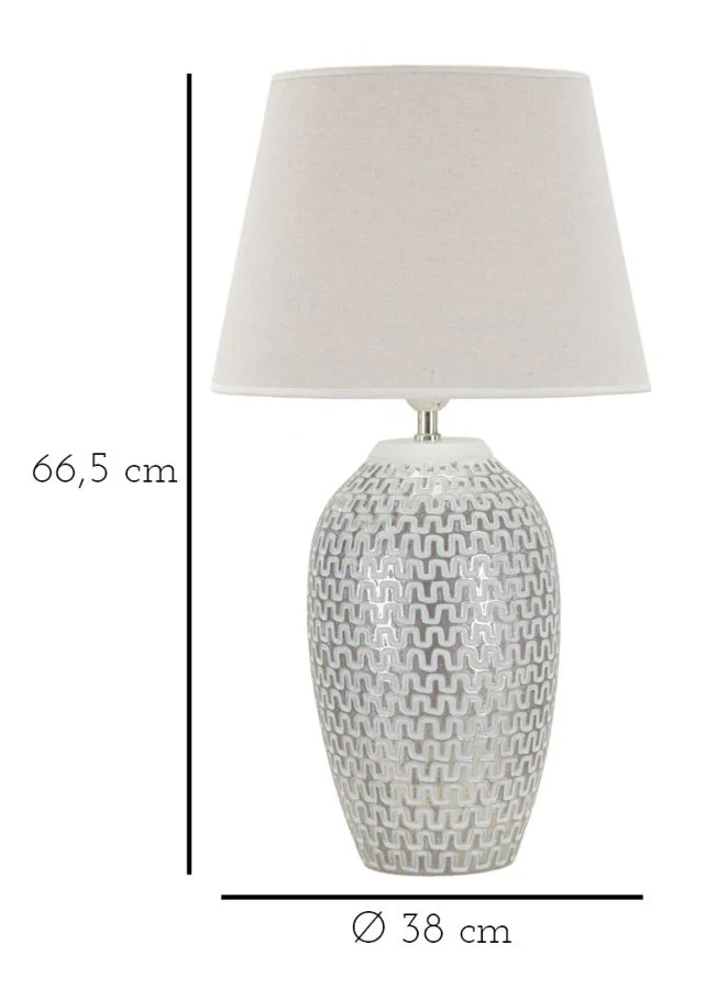 Lampada da Tavolo Wave in Resina Ø 35 cm - Altezza 65 cm - Image 6