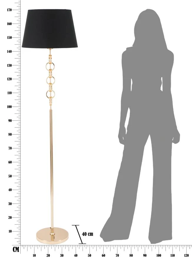 Lampada da Tavolo Eleganza Geometrica Ø 40x170 cm - Image 8