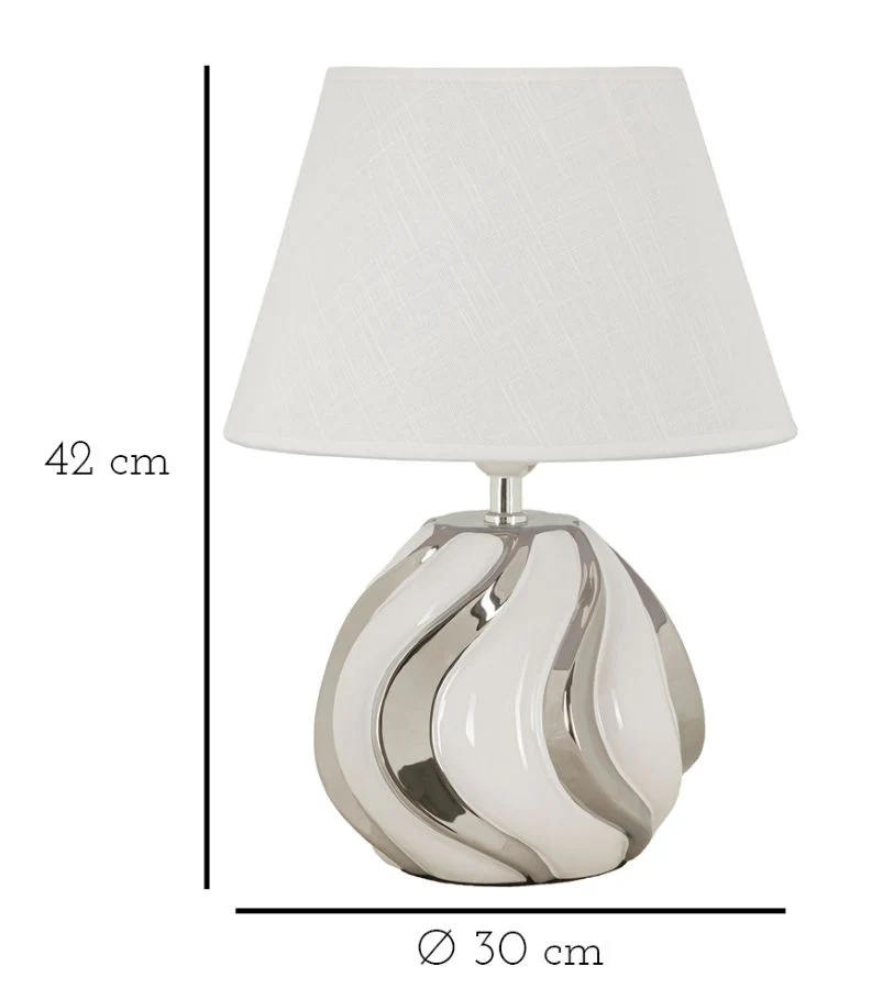 Lampada da Tavolo Elegante Shiney cm ø 30x42 - Image 6