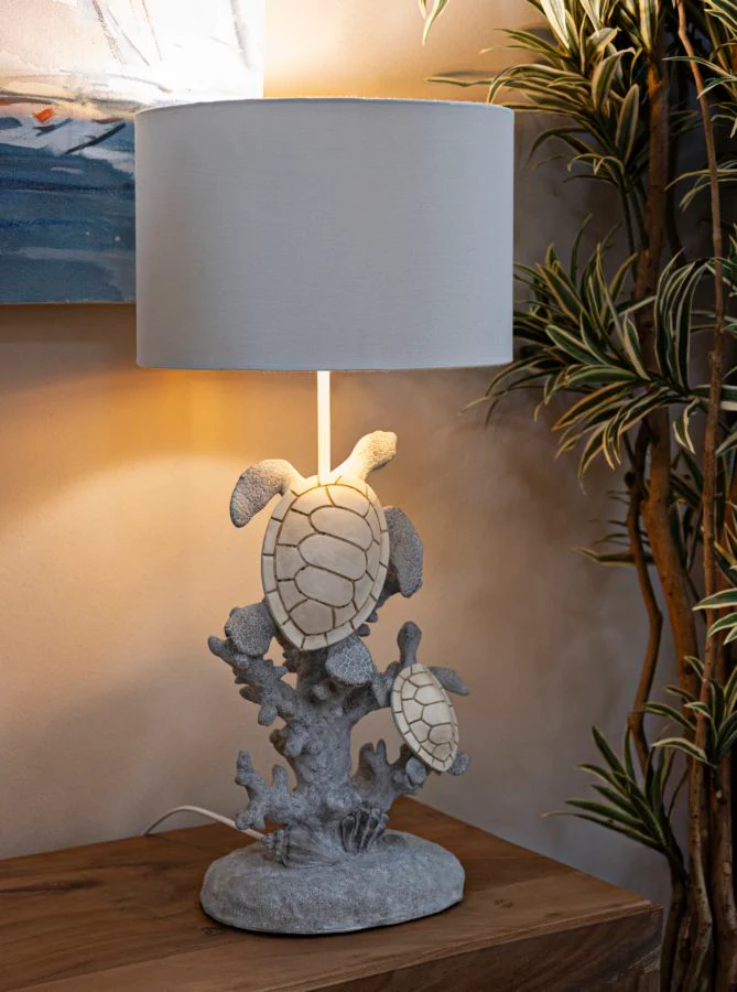 Lampada da Tavolo con Design di Tartarughe - Ø 30,5 cm x 63,5 cm - Image 5