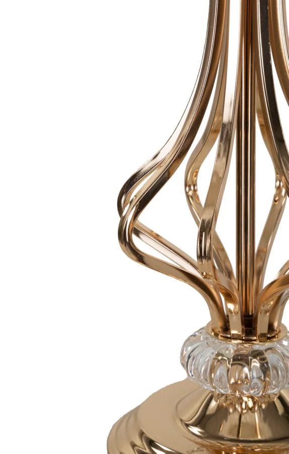 Lampada da Tavolo Tarty Bianca Elegante Ø 25 cm x 54 cm - Image 3