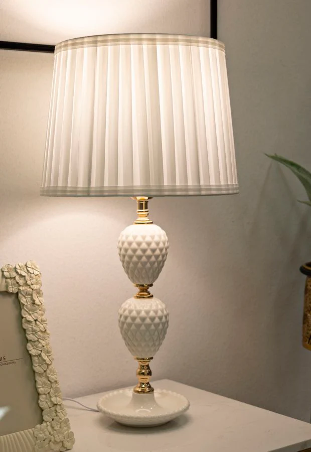 Lampada da Tavolo Elegante Torre Annunziata Ø 30 cm x 57 cm - Image 5