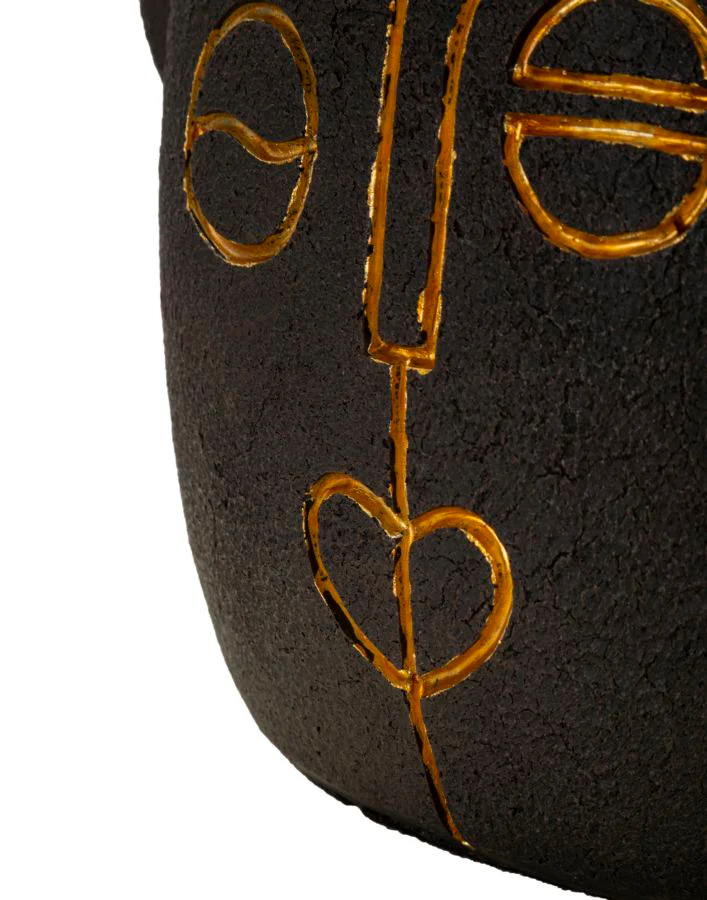 Lampada da Tavolo Tribal Design Unico - Ø 30,5 cm x 46 cm - Image 3