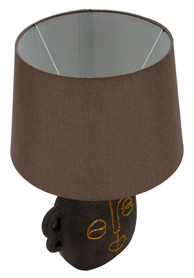 Lampada da Tavolo Tribal Design Unico - Ø 30,5 cm x 46 cm - Image 4