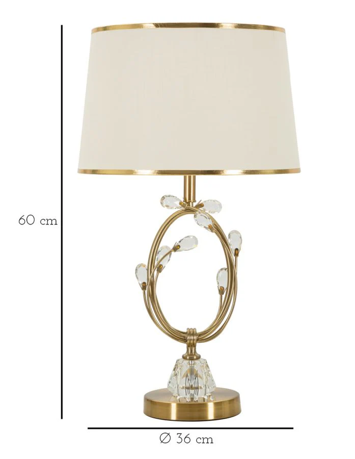 Lampada da Tavolo Eleganza Versailles ø 36x60 - Image 6