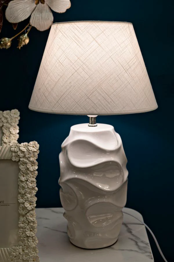 Lampada da Tavolo Elegante Warsaw Ø 30 cm x 52 cm - Image 5