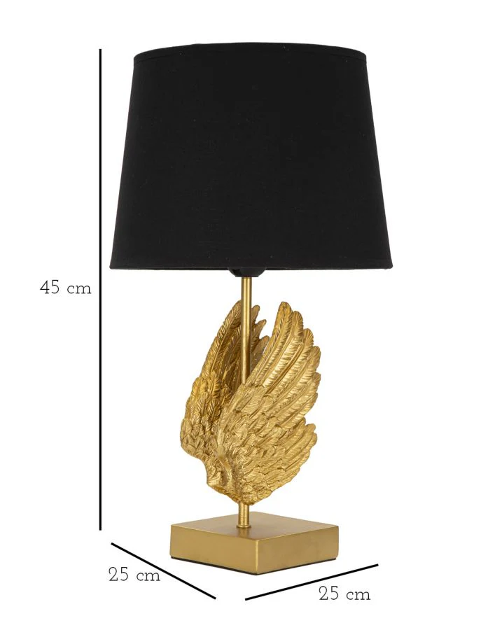 Lampada da Tavolo Eleganza Wings 25x45 cm - Image 6