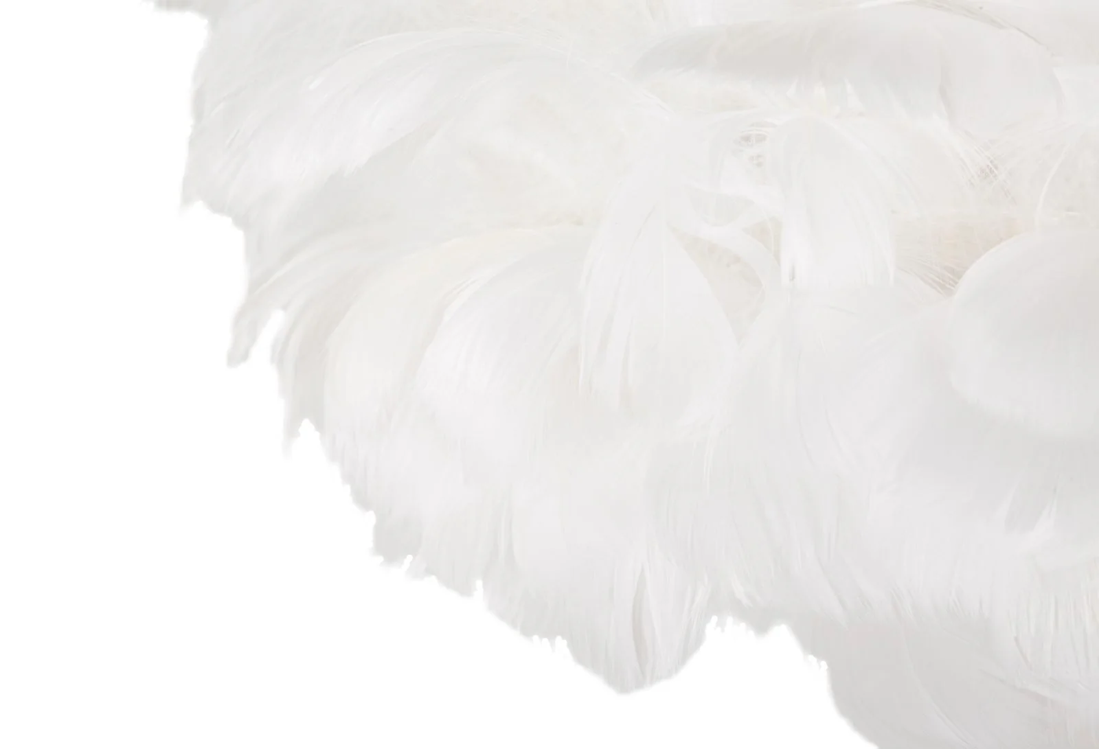 Lampada da terra elegante Feathers Slim in bianco cm ø 43x170 - Image 3