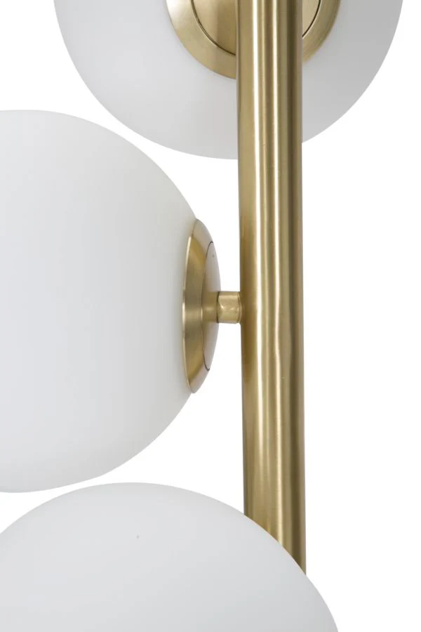 Lampada da Terra Glamour Nero Ø 30x160 cm - Image 4