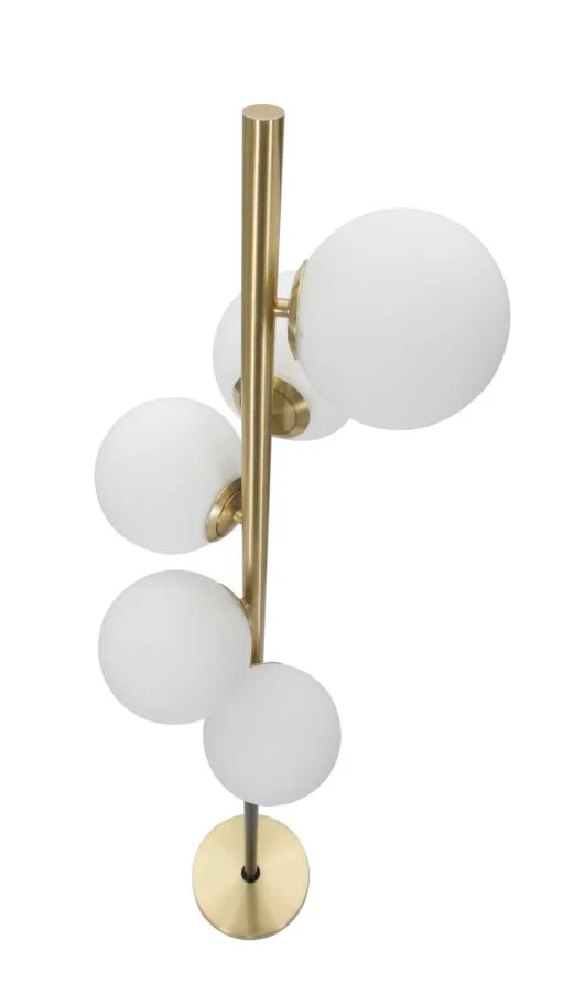 Lampada da Terra Glamour Nero Ø 30x160 cm - Image 6