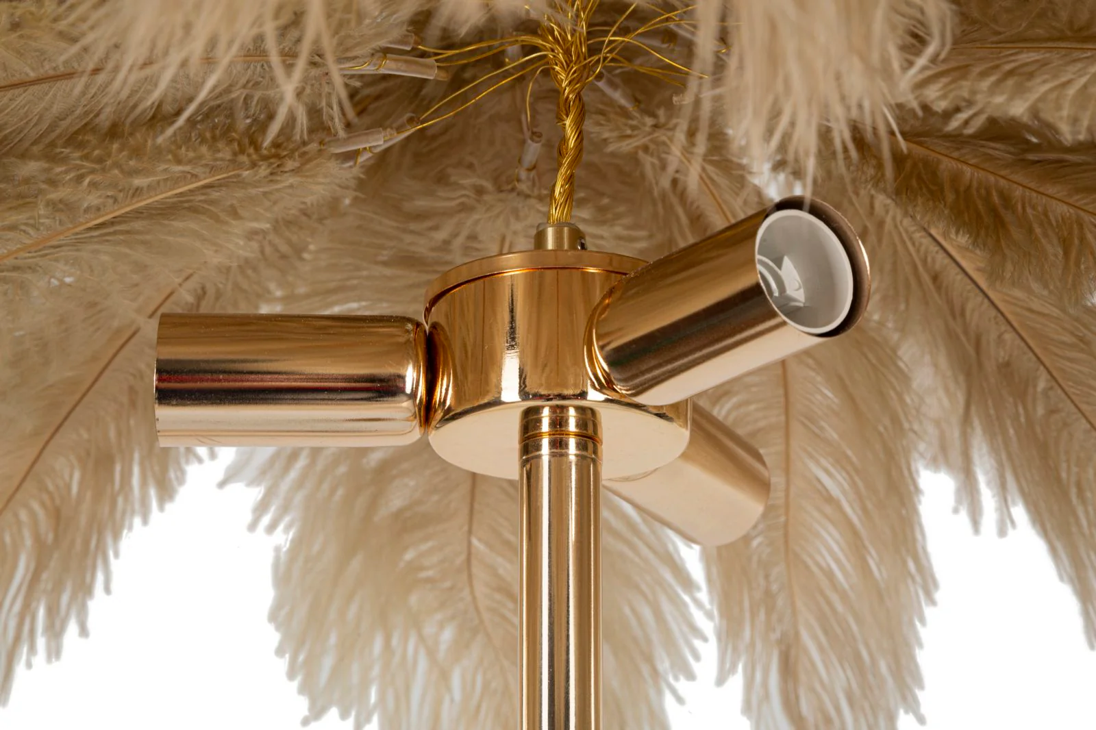 Lampada da terra Palm Cammello - Design Elegante e Illuminazione Versatile - Image 5