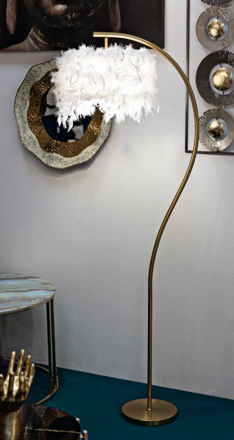 Lampada da terra elegante arco cm 60x33x170 - Image 5