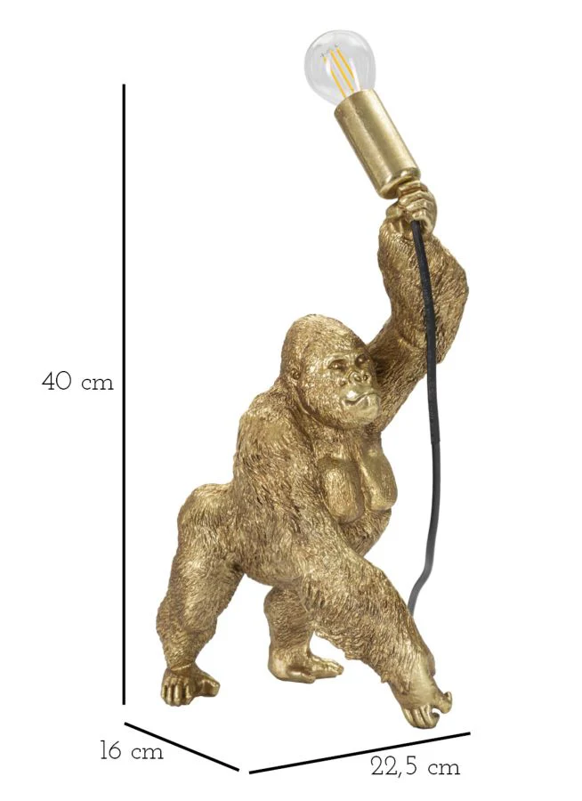 Lampada Gorilla Design Unico cm 22,5x16x40 - Image 10