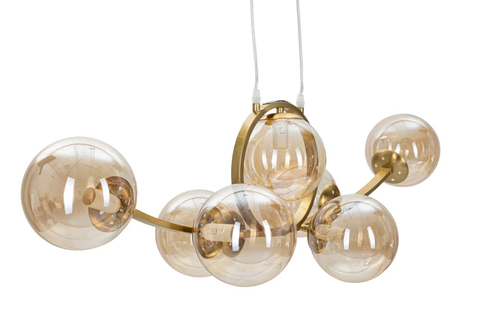 Lampadario Giapponese 7 Luci Design Elegante 115x36x30 cm - Image 3