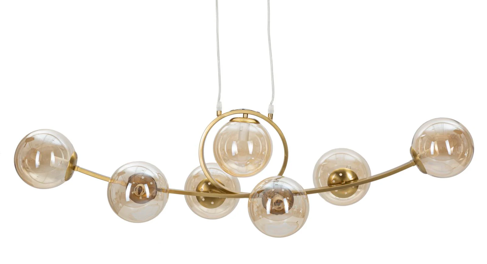 Lampadario Giapponese 7 Luci Design Elegante 115x36x30 cm - Image 5