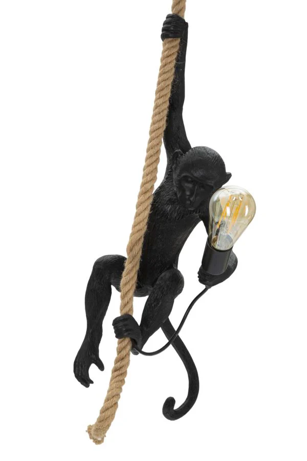 Lampadario Scimmia Nera Ø 27x32x60 cm - Image 2
