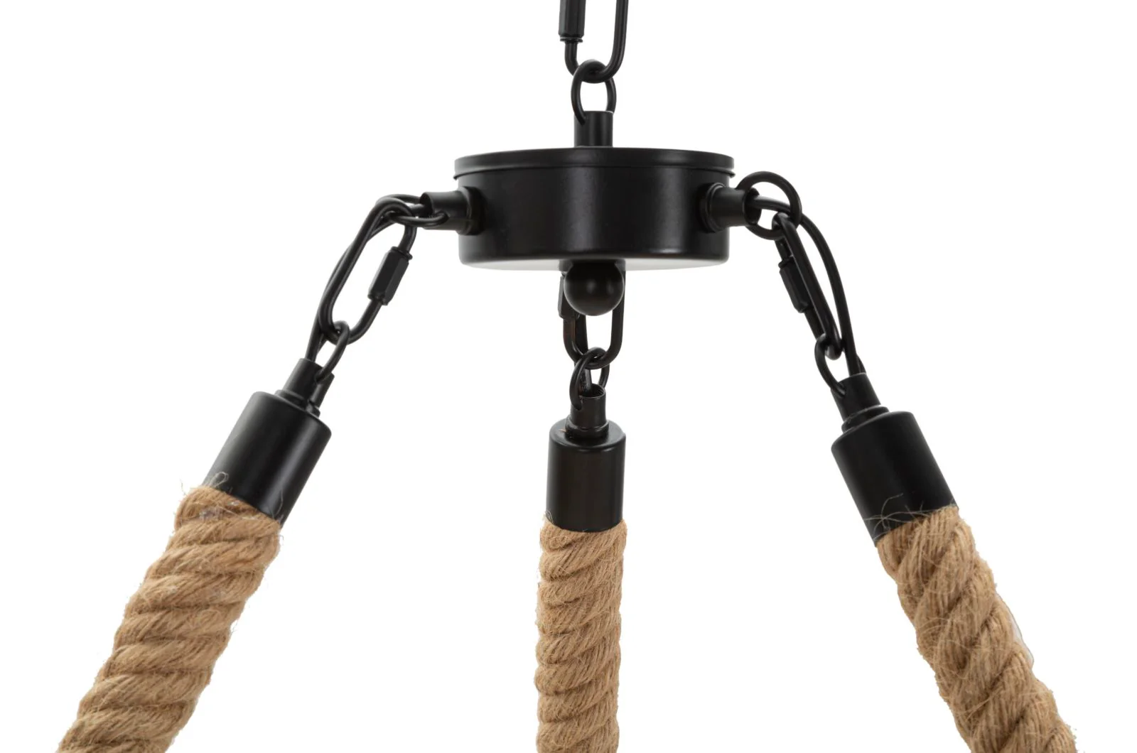 Lampadario Circolare in Corda - Ø 64 cm, Altezza 90 cm - Image 4