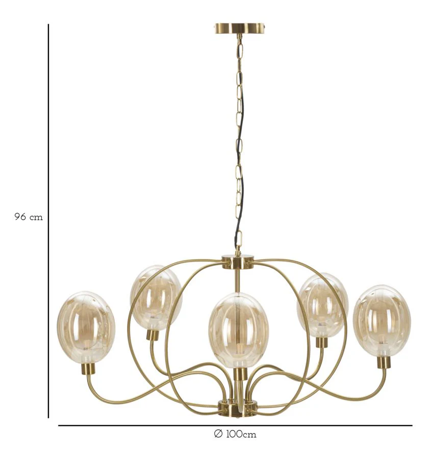 Lampadario Vienna Elegante Ø 100 cm - Altezza 96 cm - Image 7